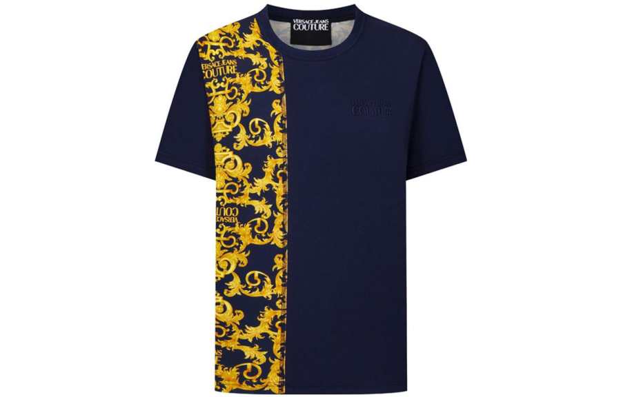 VERSACE JEANS COUTURE SS22 T Shirt Men's Blue
