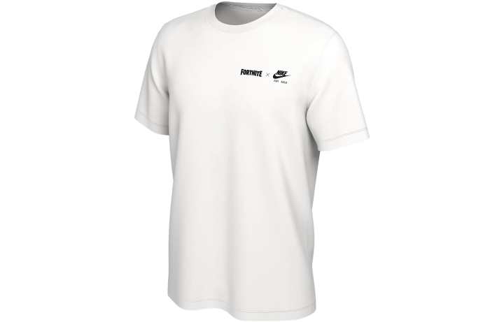 Nike Nike T Shirts Men's White Crew Neck Moderate Straight Fit