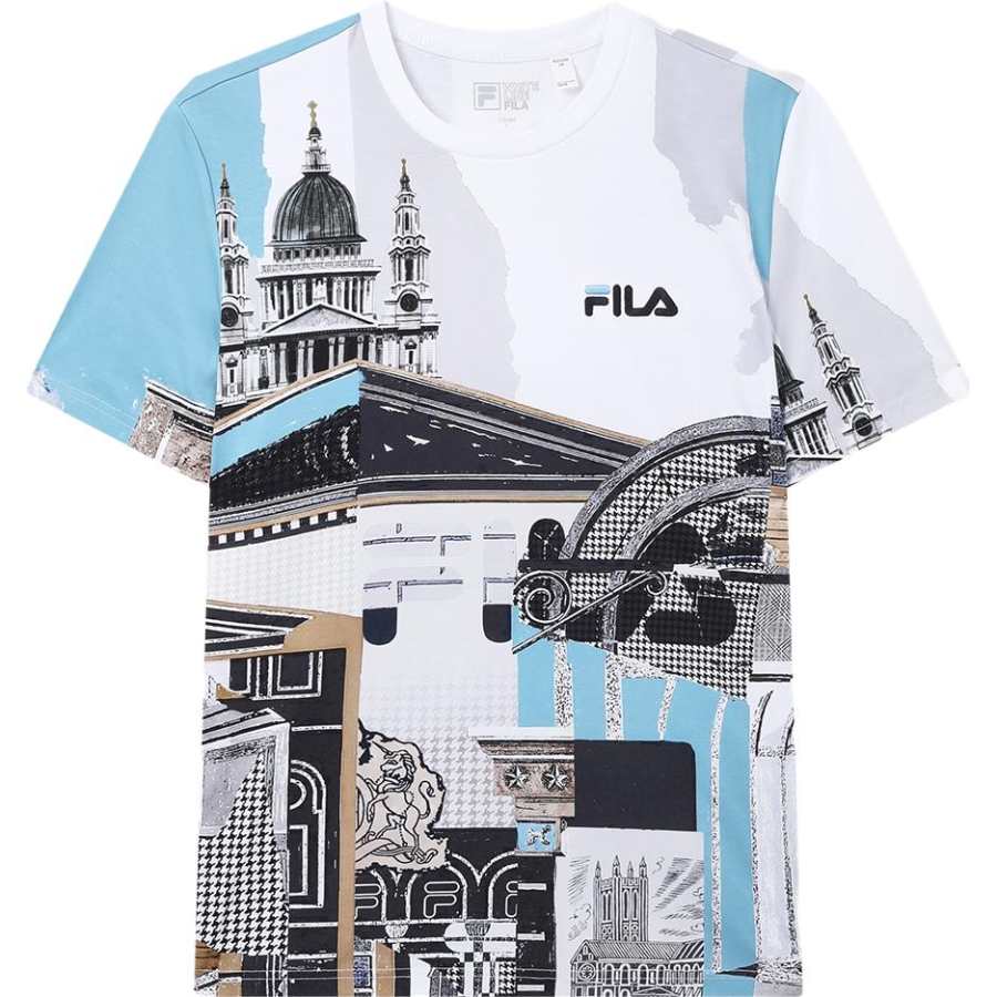 FILA T Shirt Men's All Over Print