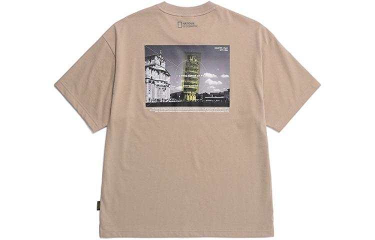 NATIONAL GEOGRAPHIC T Shirts Unisex Crew Neck Thin Straight Fit