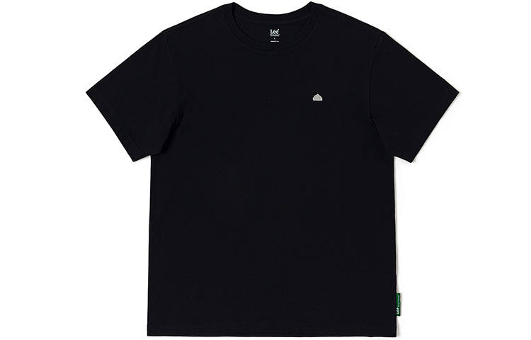 Lee T Shirts Men's Black Crew Neck Moderate Straight Fit