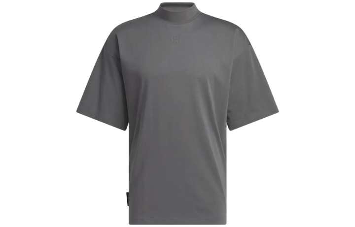 Adidas Adidas T Shirts Men's Gray Turtleneck Moderate Straight Fit