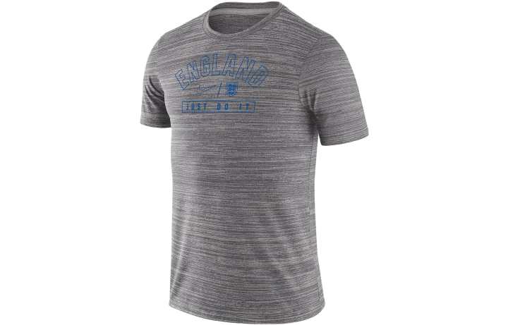 Nike Nike T Shirts Men's Gray Crew Neck Moderate Straight Fit