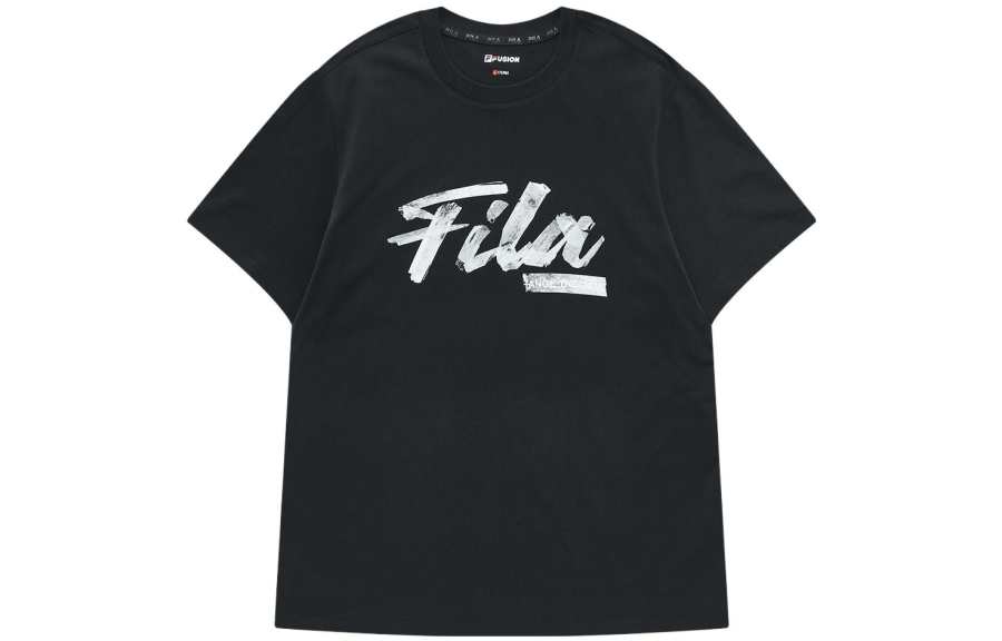 FILA FUSION T Shirt Men's Pitch Black