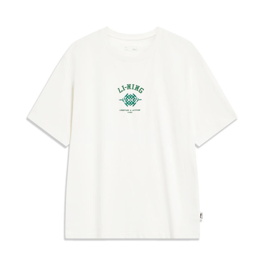 Li-Ning Li Ning Sports Life Collection T Shirt Men's Ivory