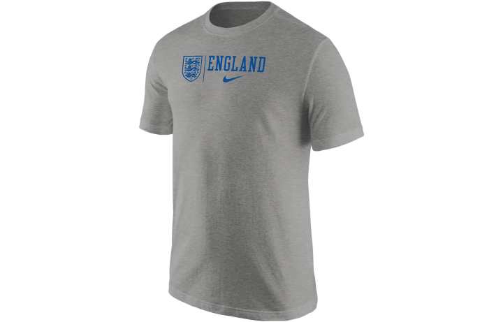 Nike Nike T Shirts Men's Gray Crew Neck Moderate Straight Fit