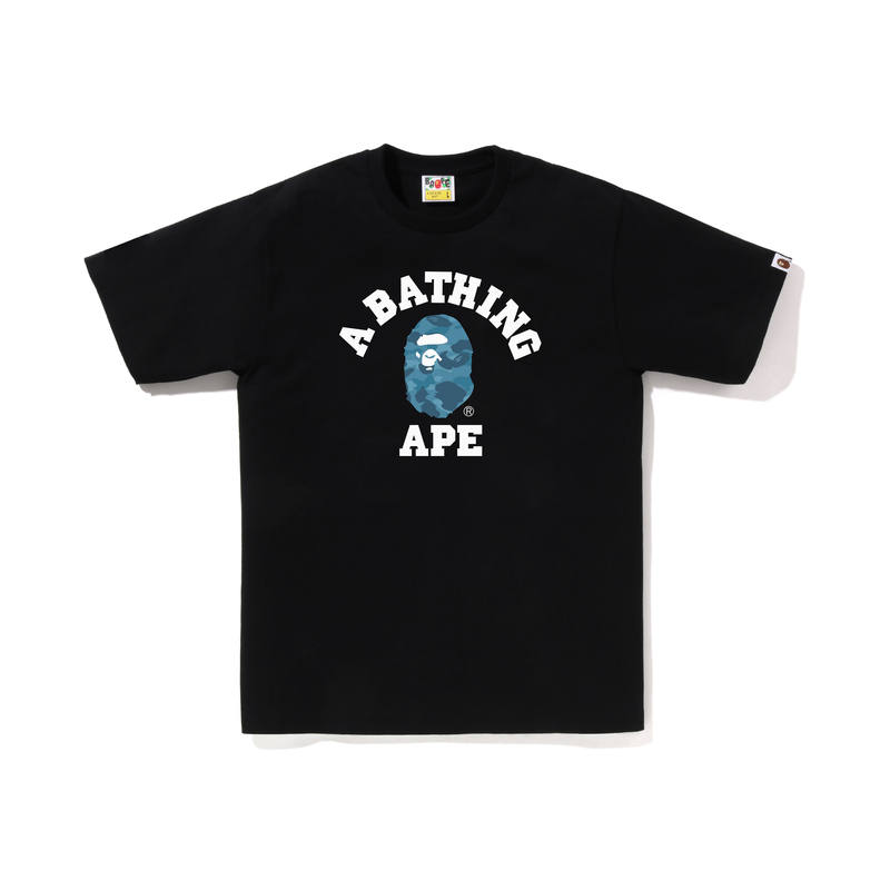 A BATHING APE Bape Honeycomb Camo College Tee