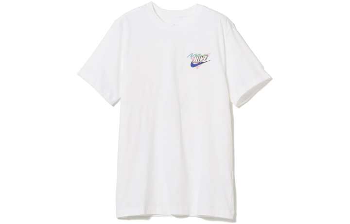 Nike Nike T Shirts Men's White Crew Neck Moderate Straight Fit