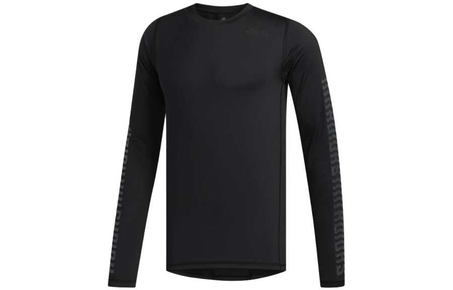 Adidas Adidas T Shirts Men's Black Crew Neck Moderate Straight Fit