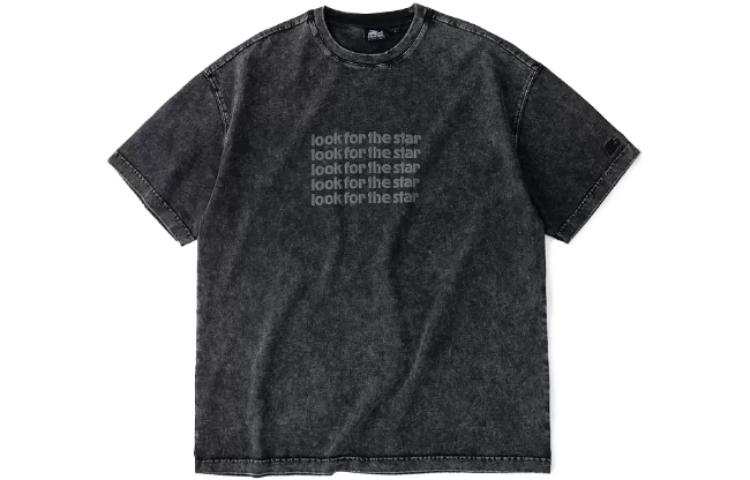 STARTER STARTER T Shirts Men's Black Crew Neck Moderate Straight Fit