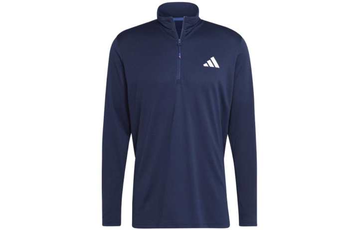 Adidas Adidas Essential T Shirts Men's Dark Blue Turtleneck Moderate Straight Fit