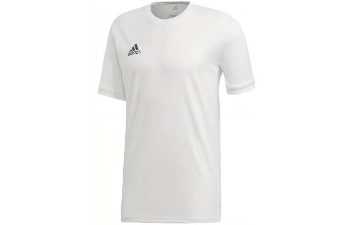 Adidas Adidas T Shirts Men's White Crew Neck Moderate Straight Fit