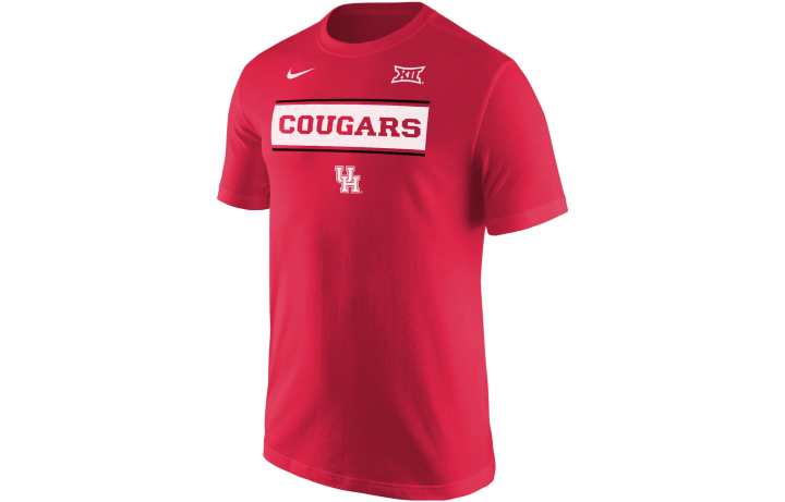 Nike Nike T Shirts Men's Red Crew Neck Moderate Straight Fit