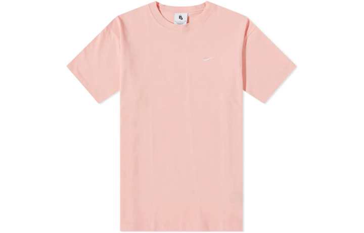 Nike Nike T Shirts Men's Pink Crew Neck Moderate Straight Fit