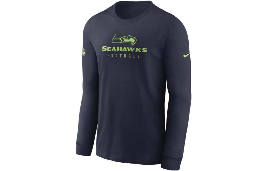 Nike Nike Seattle Seahawks Sideline Team Issue Men's Nike Dri-FIT Nfl Long-Sleeve T-Shirt