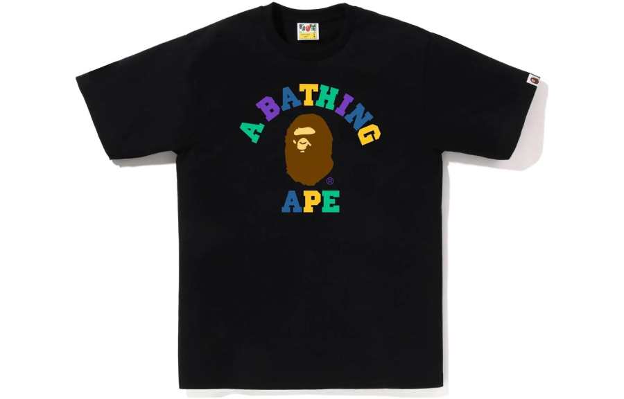 A BATHING APE Bape Colors College Tee SS23