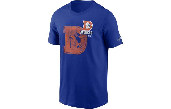 Nike Nike T Shirts Men's Dark Blue Crew Neck Moderate Straight Fit