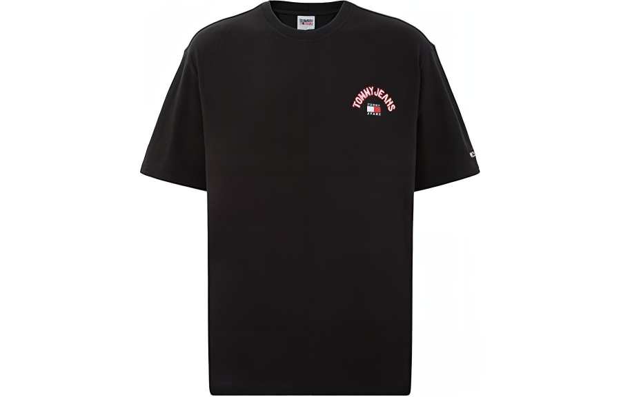 Tommy Hilfiger T Shirts Men's Crew Neck Moderate Straight Fit