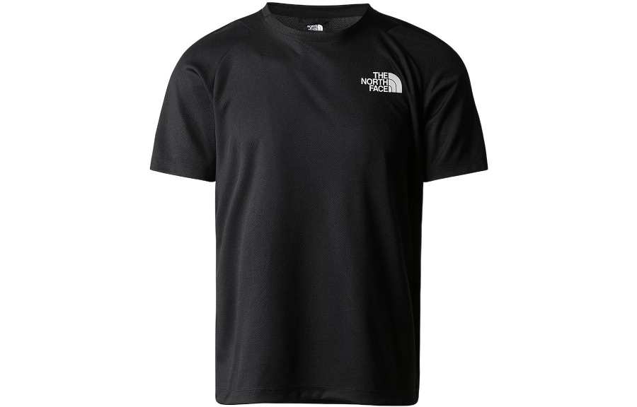 THE NORTH FACE T Shirts Men's Black Crew Neck Moderate Straight Fit