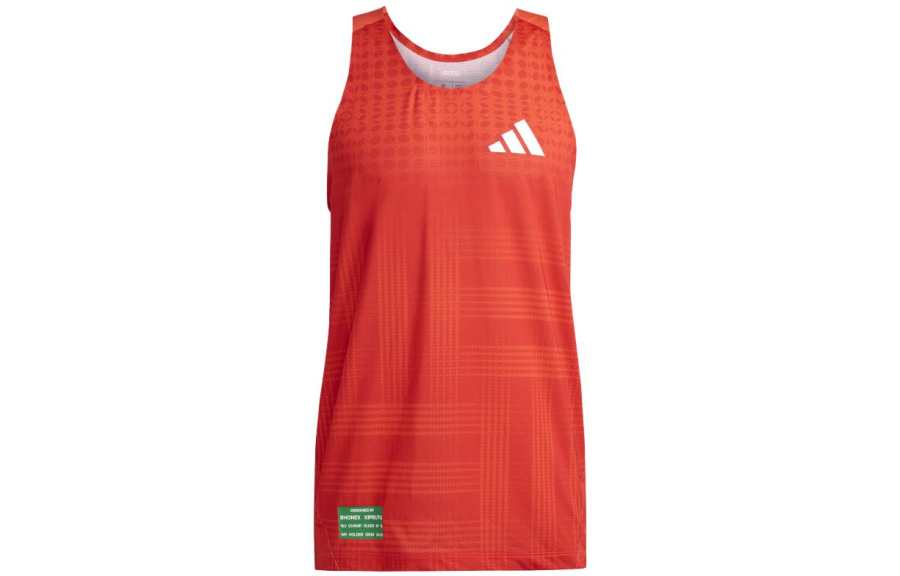 Adidas Adidas T Shirts Men's Red Crew Neck Moderate