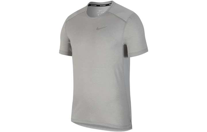 Nike Nike T Shirts Men's Gray Crew Neck Moderate Straight Fit