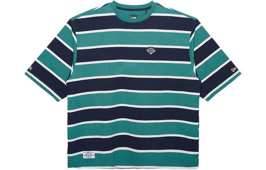 New Era X MLB T Shirts Men's Green Crew Neck Moderate