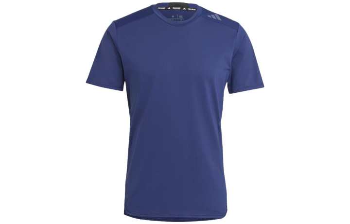 Adidas Adidas T Shirts Men's Blue Crew Neck Moderate Other