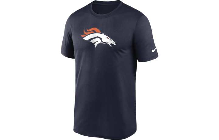 Nike Nike T Shirts Men's Navy Blue Crew Neck Moderate Straight Fit