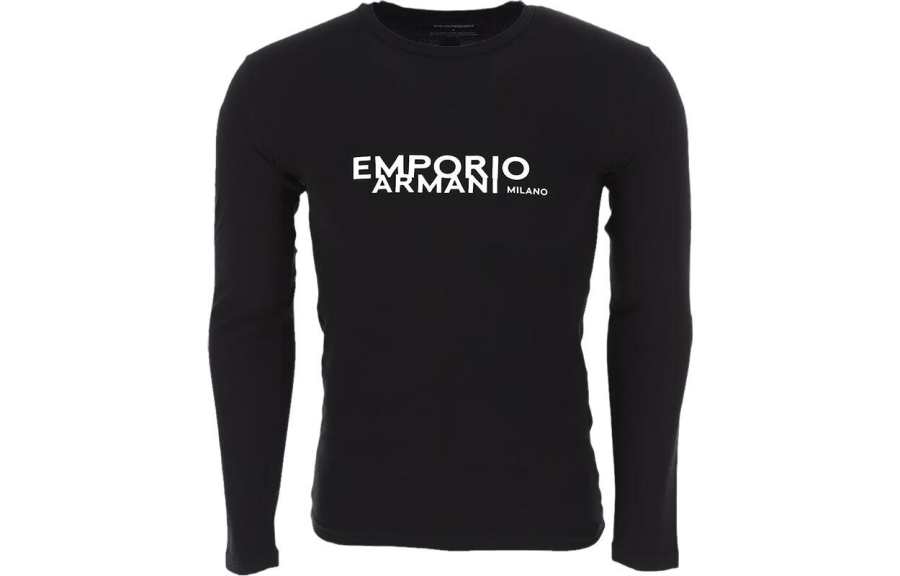 EMPORIO ARMANI SS23 T Shirt Men's Black