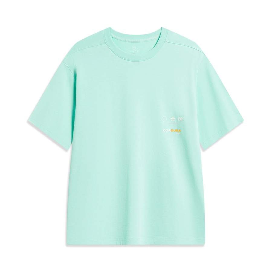 Li-Ning Li Ning Li Ning X Salventius T Shirt Unisex Clear Water Teal