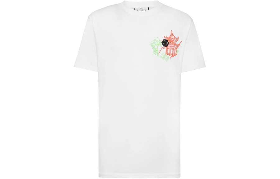Philipp Plein embroidered cotton T-shirt