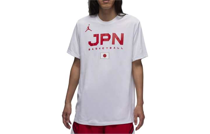 Jordan Jordan T Shirts Men's White Crew Neck Moderate Straight Fit