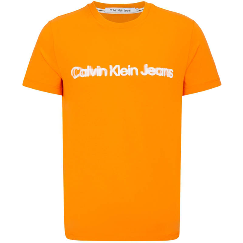 CALVIN KLEIN T Shirt Unisex Orange