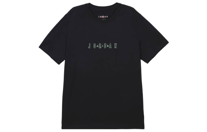 Jordan Jordan T Shirts Men's Black Crew Neck Moderate