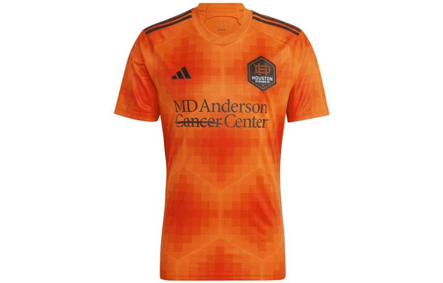 Adidas Adidas T Shirts Men's Orange Crew Neck Moderate Straight Fit