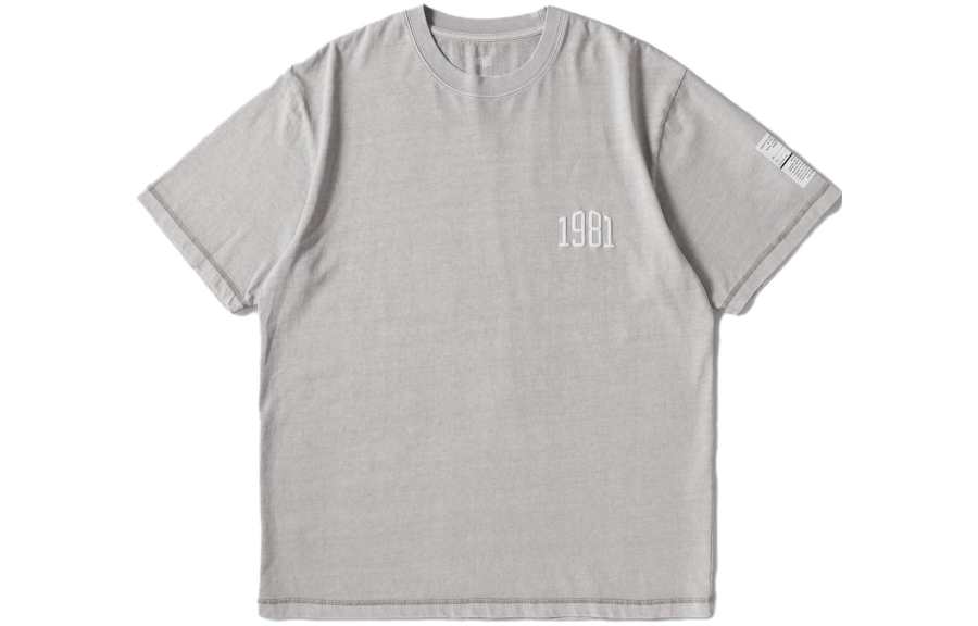 MADNESS T Shirts Unisex Gray Crew Neck Moderate Straight Fit