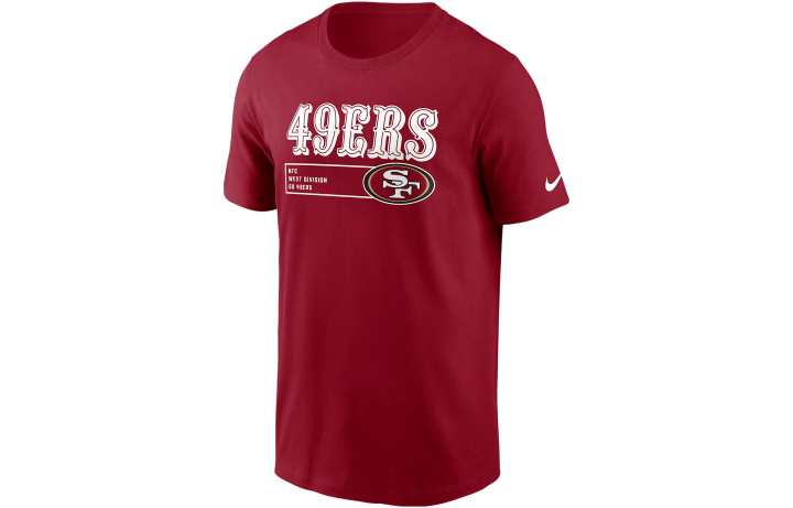 Nike Nike T Shirts Men's Red Crew Neck Moderate Straight Fit