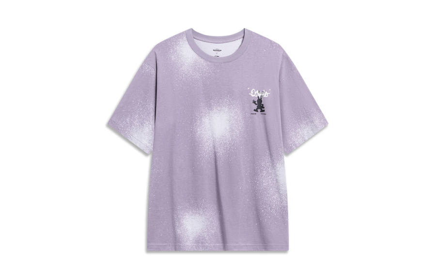 Li-Ning Li Ning x Disney T Shirt Men's Smoky Gray Mauve