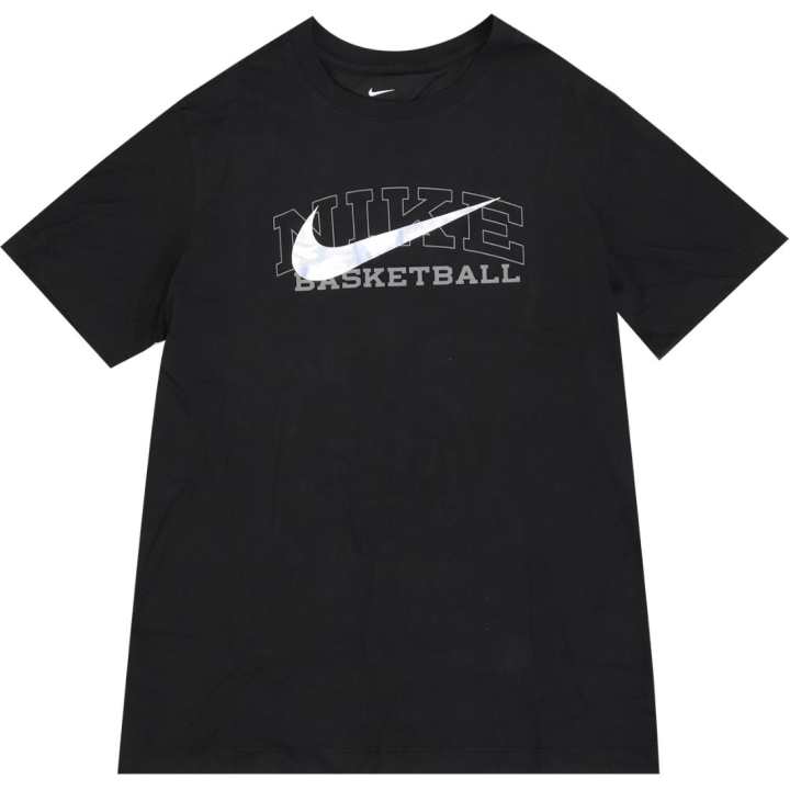 Nike Nike T Shirts Men's Black Crew Neck Moderate Straight Fit