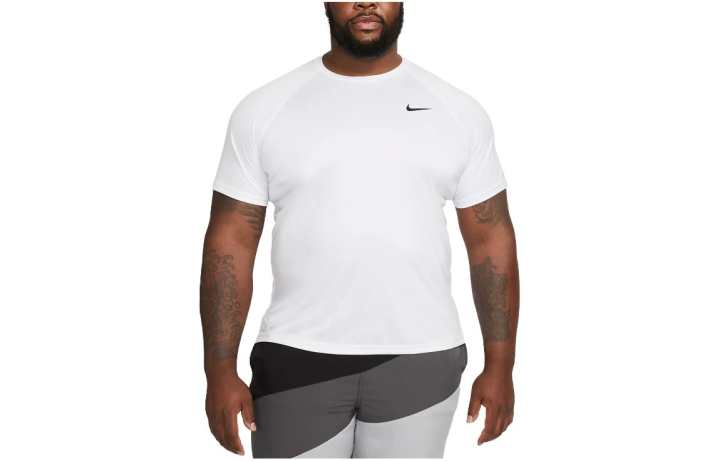 Nike Nike Swim Hydroguard Essential Men's Dri-FIT Uv Short Sleeve Top (Big & Tall)