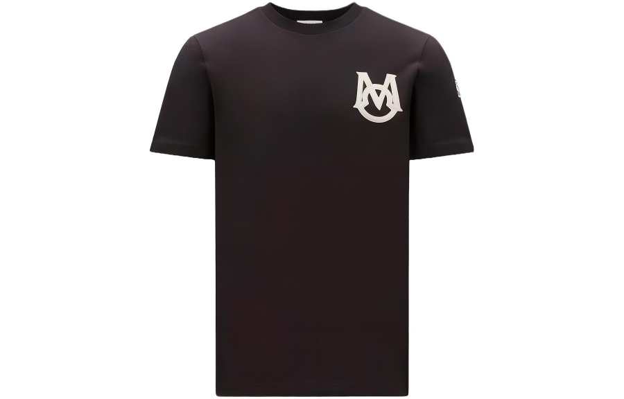 Moncler Moncler logo-patch cotton T-shirt