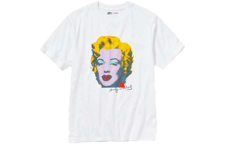 UNIQLO T Shirts Unisex White Crew Neck Moderate Straight Fit