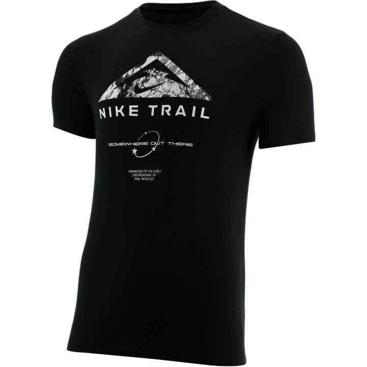 Nike Nike T Shirts Men's Black Crew Neck Moderate Straight Fit