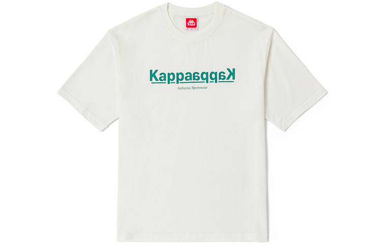 Kappa T Shirts Unisex Crew Neck Moderate Straight Fit