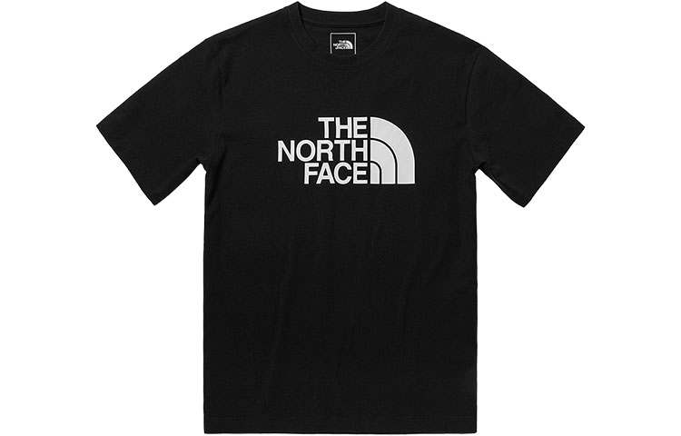 THE NORTH FACE T Shirts Men's Black Crew Neck Moderate Straight Fit