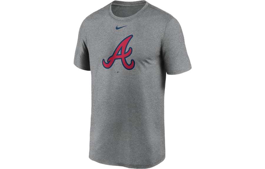 Nike Nike Dri Fit T Shirts Men's Light Gray Crew Neck Moderate Straight Fit