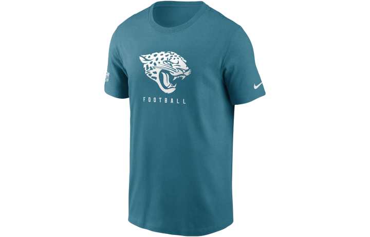 Nike Nike T Shirts Men's Cyan Crew Neck Moderate Straight Fit