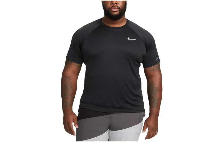 Nike Nike Swim Hydroguard Essential Men's Dri-FIT Uv Short Sleeve Top (Big & Tall)