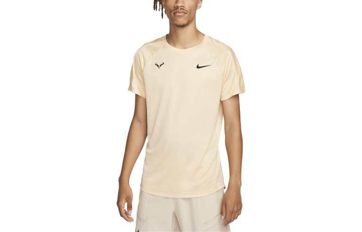 Nike Nike T Shirts Men's Ice Peach Crew Neck Moderate Straight Fit