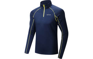 Tectop T Shirts Unisex Stand Collar Thin Straight Fit